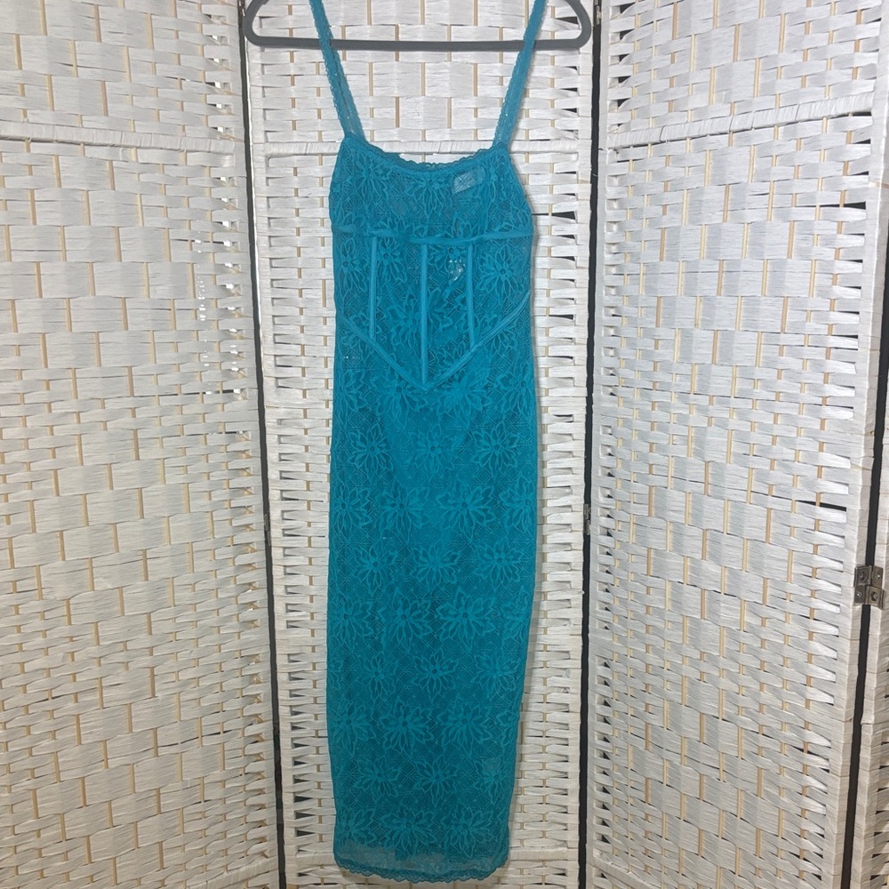 Meshki Mathilde Lace Corset Dress NWT